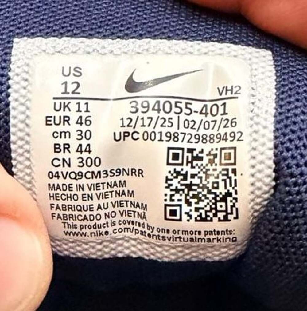 Nike Initiator Men’s Running Shoes Midnight Navy Size 12 NEW IN BOX - Picture 7 of 8